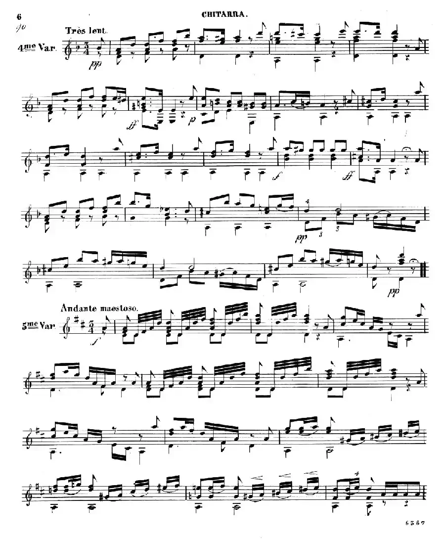 Carulli Op.364（古典吉他）