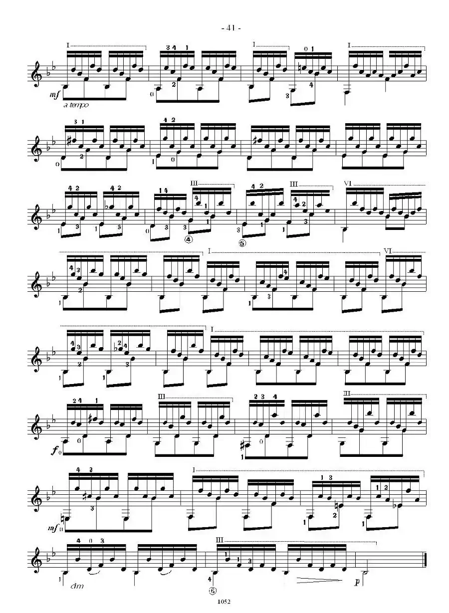 索尔·克斯特26首练习曲之21——26