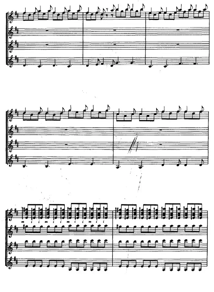 D大调协奏曲（古典吉他三重奏）