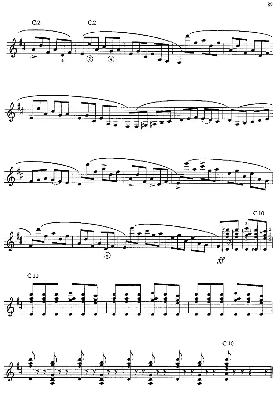 Joaquin Rodrigo Music for Guitar（罗德里戈吉他音乐P80-89（古典吉他）