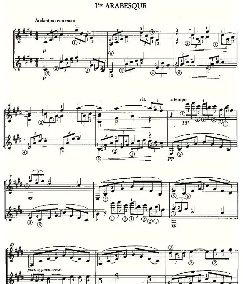 Iere ARABESQUE（双吉他）