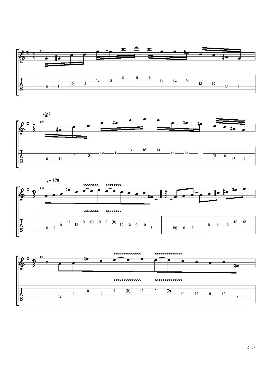 The Dance Of Eternity（吉他独奏）
