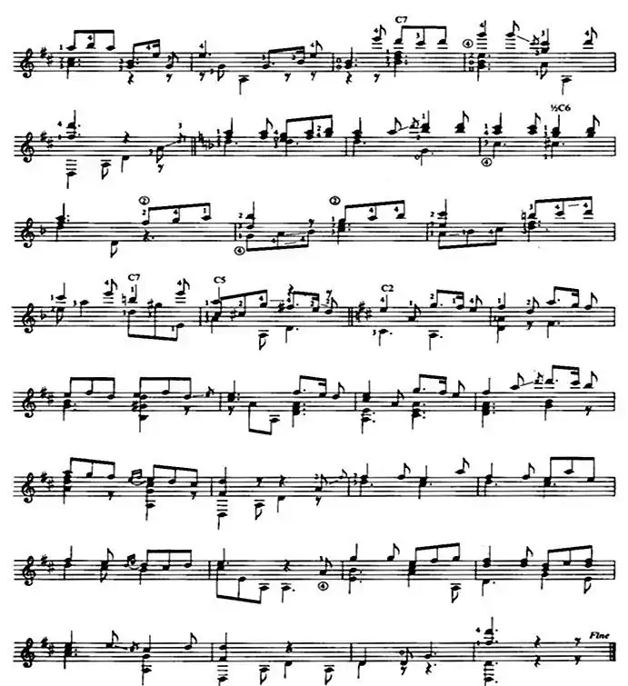 Villancico de Navidad（古典吉他）