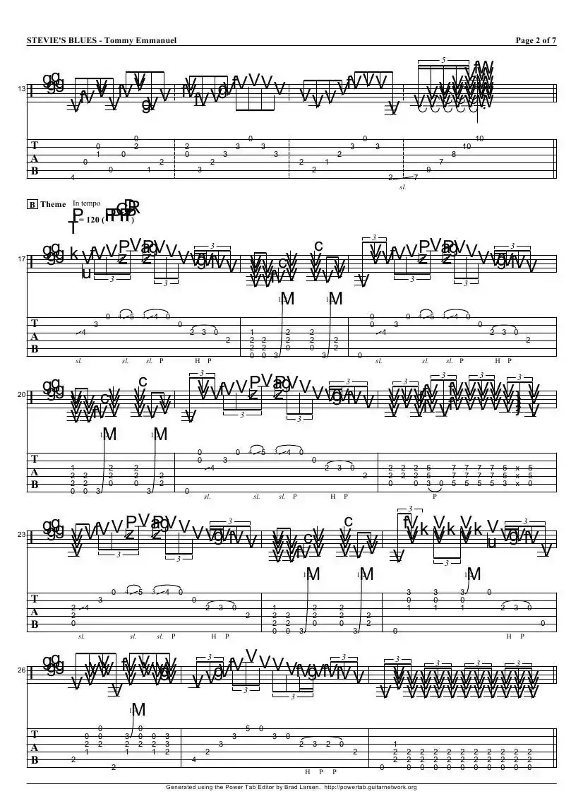 tommy emmanuel：stevies blues（指弹吉它）