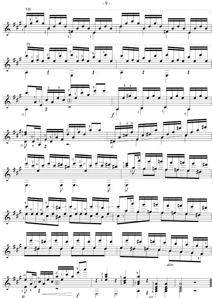 Mauro Giuliani《12 Studies,Op.48》（STUDY 16）