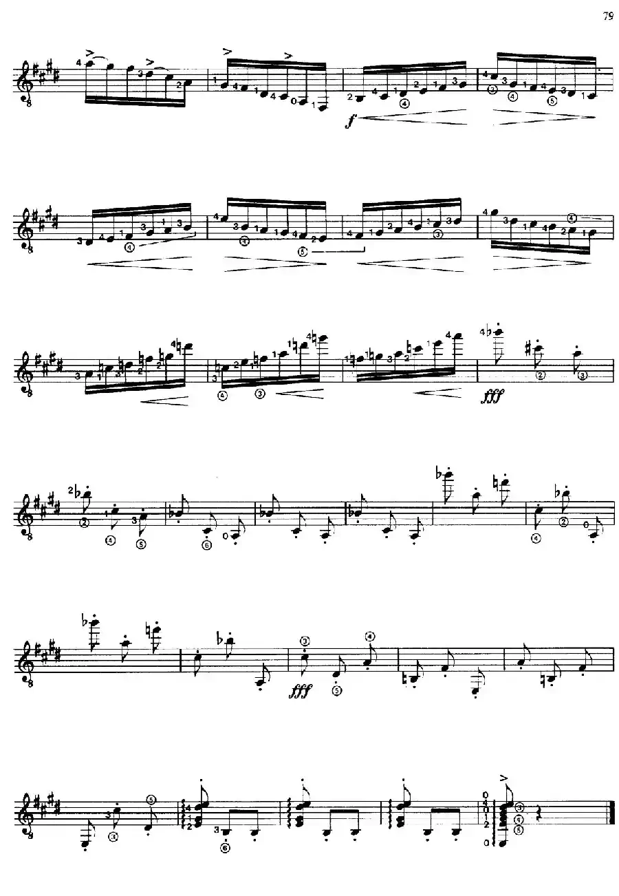 Joaquin Rodrigo Music for Guitar（罗德里戈吉他音乐P69-79（古典吉他）