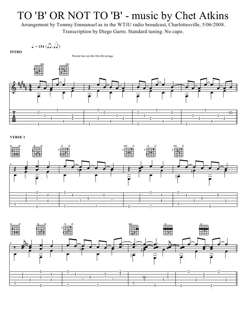 tommy emmanuel：to b or not to b wtju broadcast version（指弹吉它）