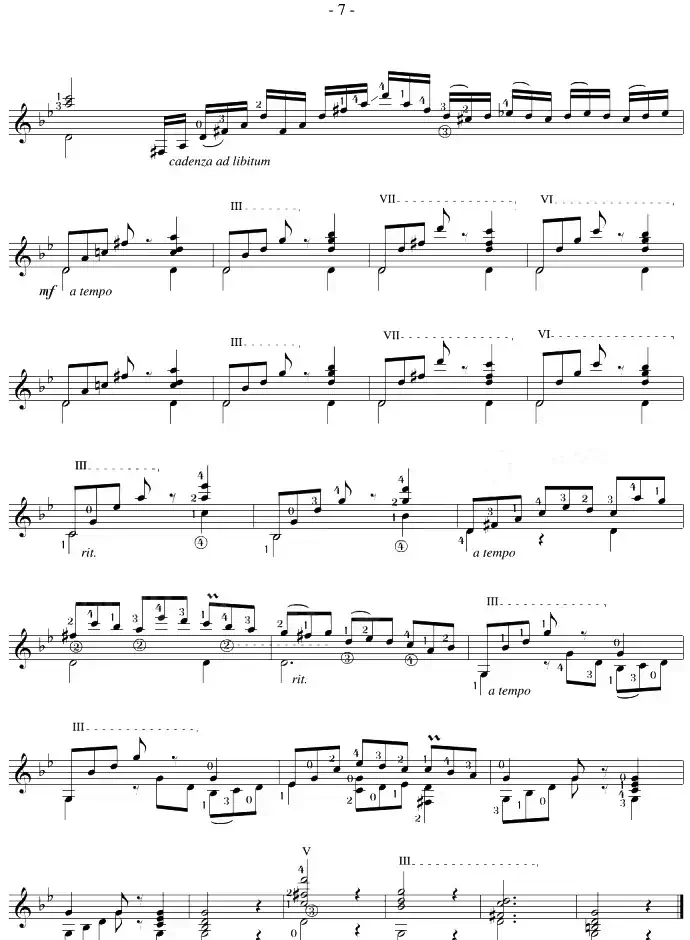 Napoleon Coste《25 Studies,Op.38》（STUDY 11）