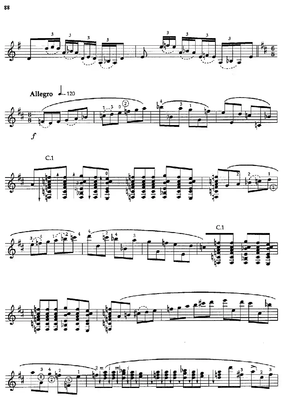 Joaquin Rodrigo Music for Guitar（罗德里戈吉他音乐P80-89（古典吉他）