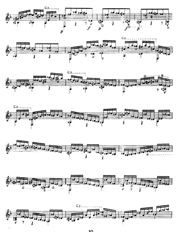 恰空舞曲（古典吉他）