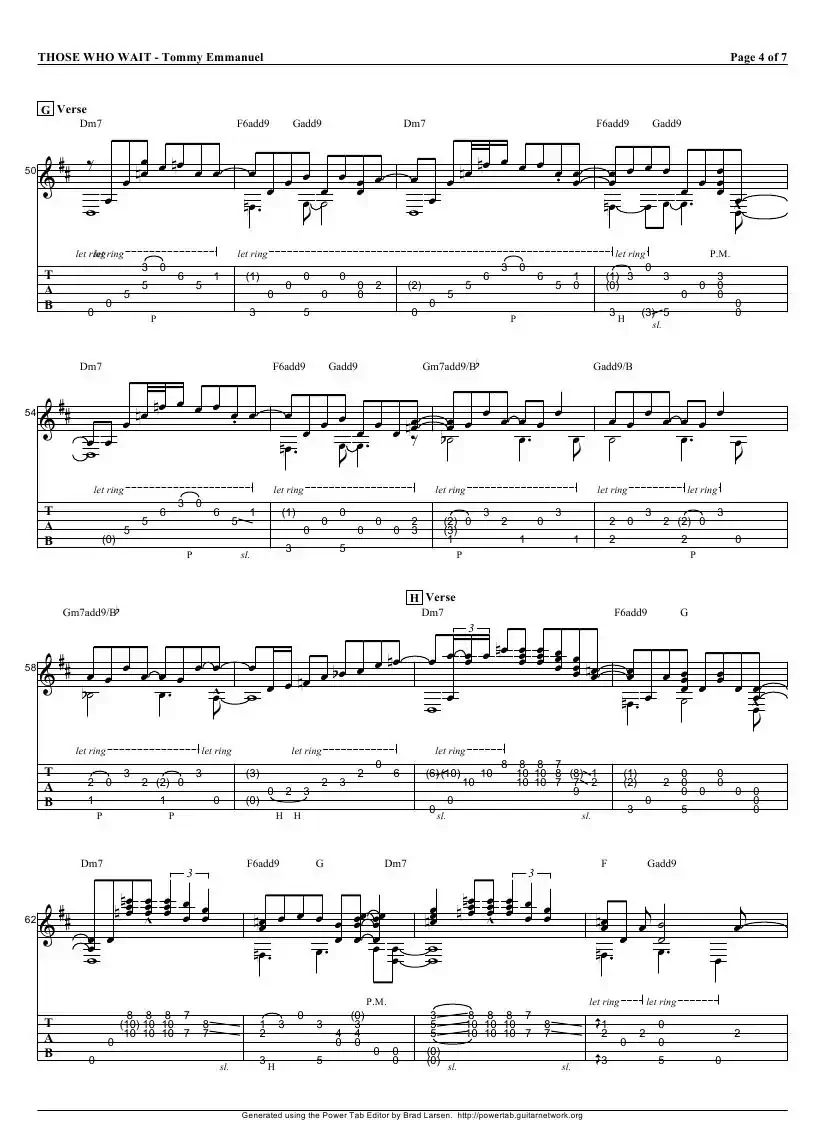 tommy emmanuel：those who wait（指弹吉它）