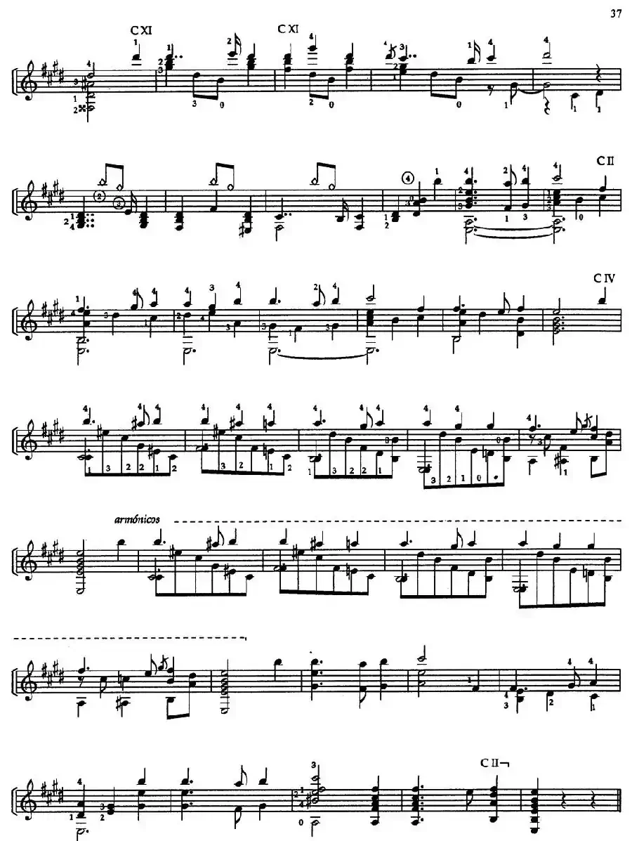 Joaquin Rodrigo Music for Guitar（罗德里戈吉他音乐P36-37）（古典吉他）