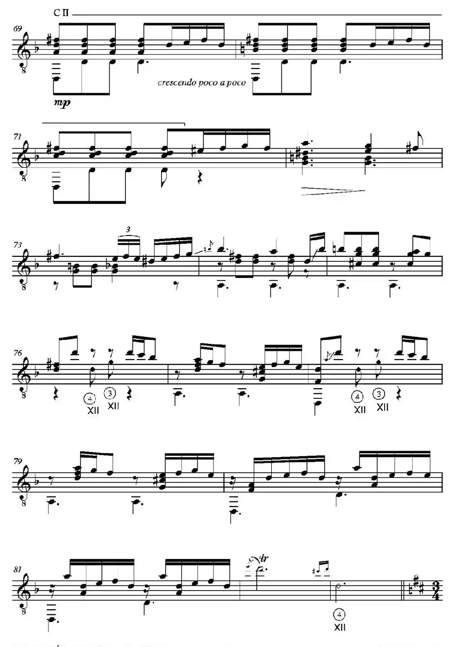 FANTASIA(Sobre motivos de la Traviata de Giuseppe Verdi)（古典吉他）