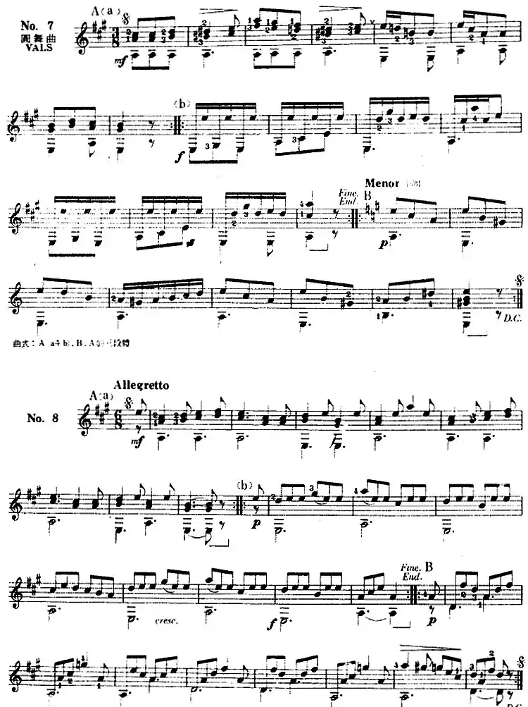 西班牙吉他独奏曲：五十首渐进练习曲
