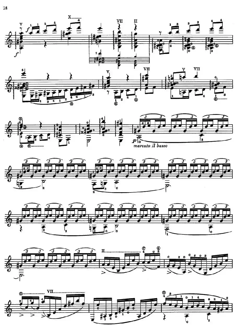 Joaquin Rodrigo Music for Guitar（罗德里戈吉他音乐P22-35）（古典吉他）