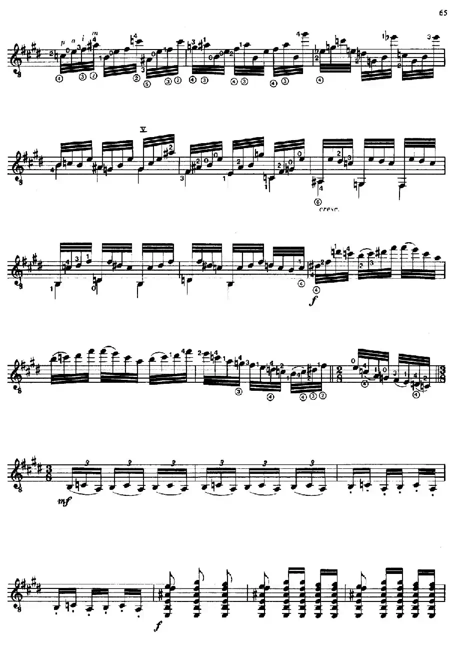 Joaquin Rodrigo Music for Guitar（罗德里戈吉他音乐P61-68）（古典吉他）