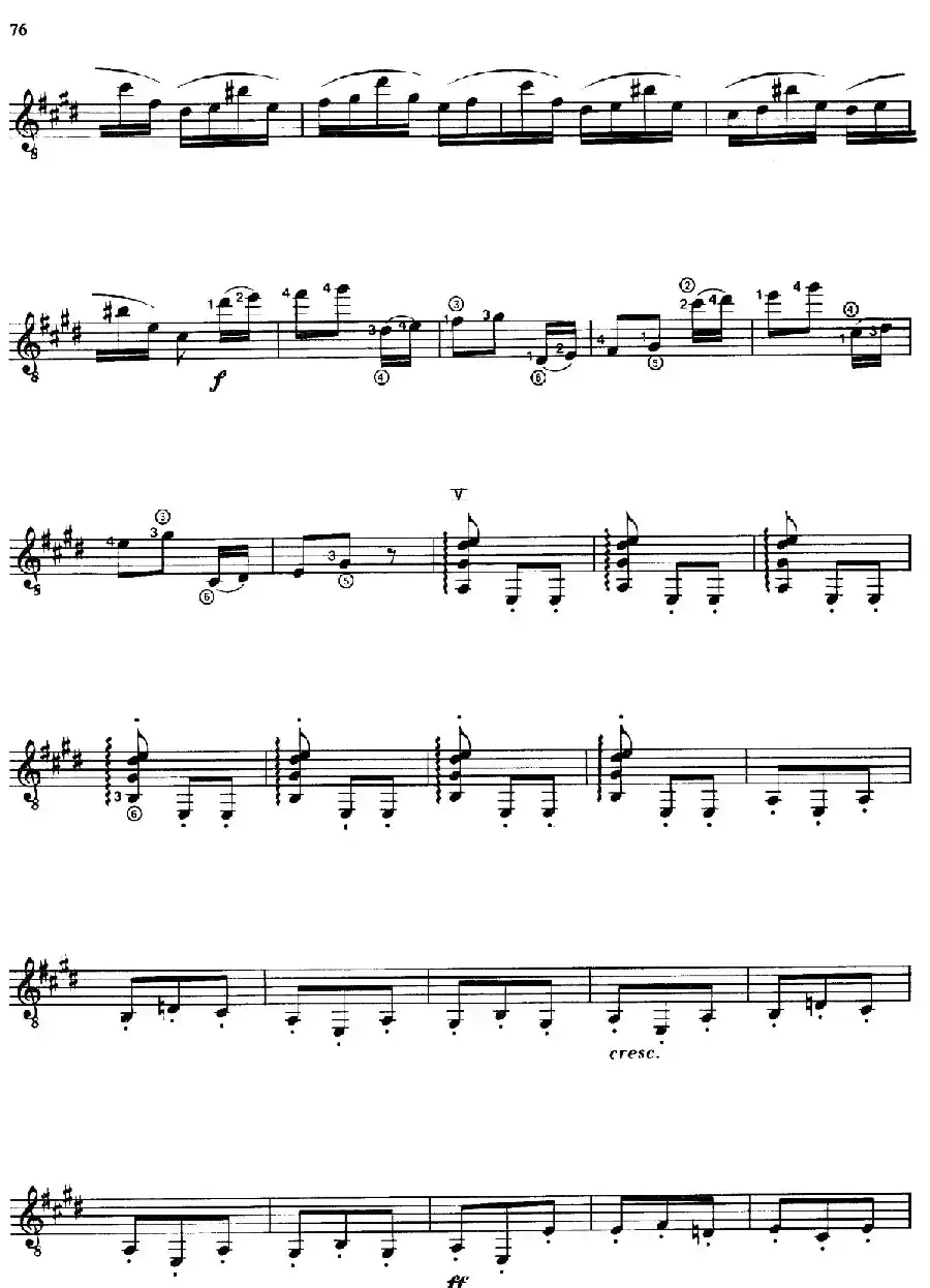 Joaquin Rodrigo Music for Guitar（罗德里戈吉他音乐P69-79（古典吉他）