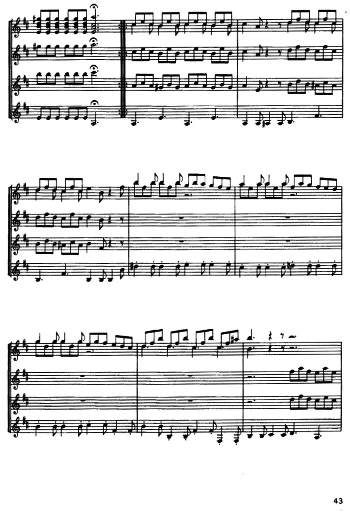 D大调协奏曲（古典吉他三重奏）