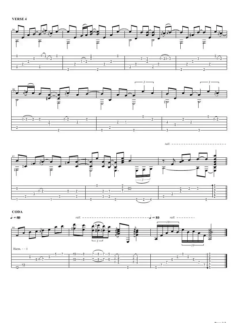 tommy emmanuel：stay close to me version（指弹吉它）
