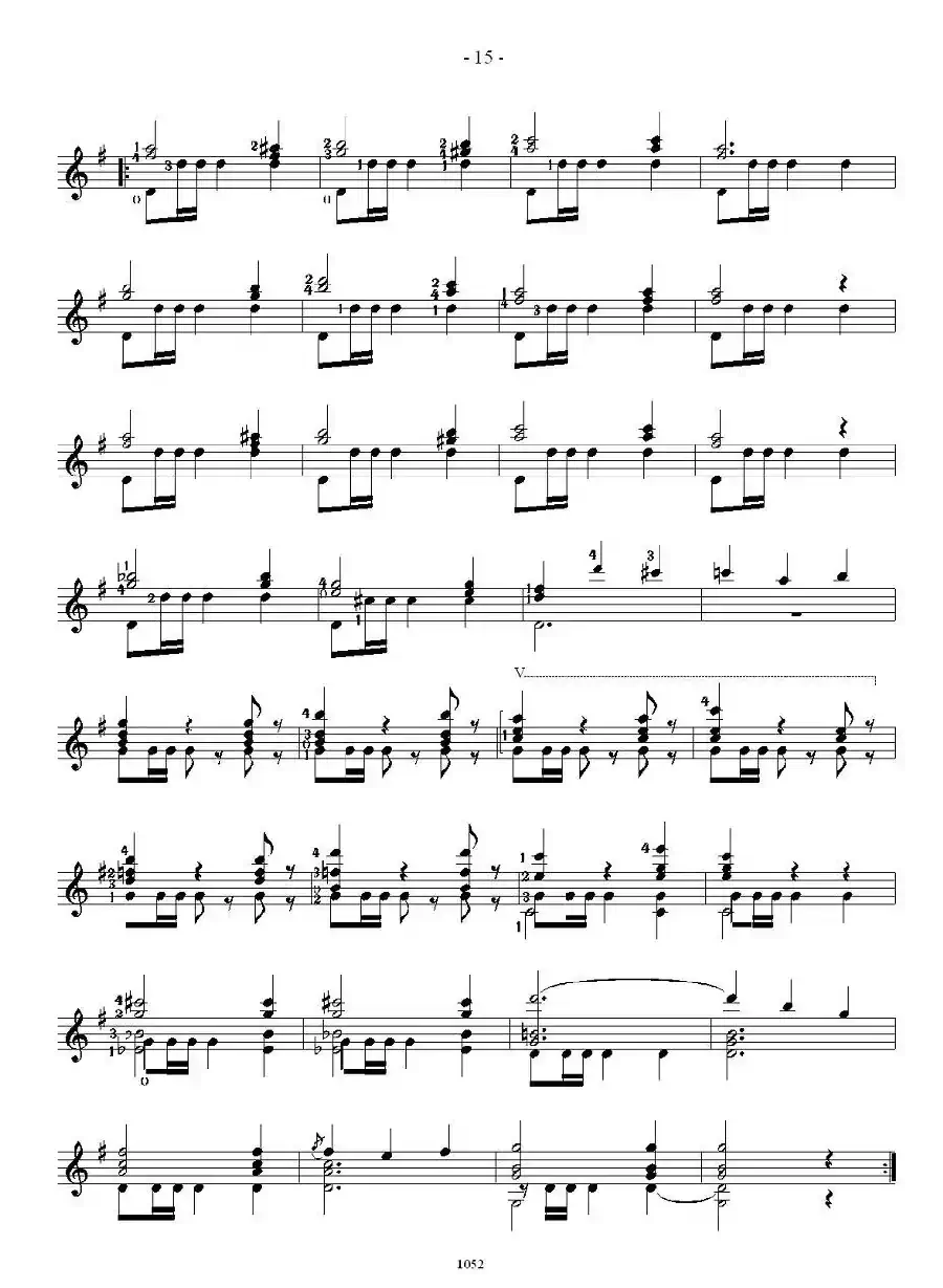 索尔·克斯特26首练习曲之6——10