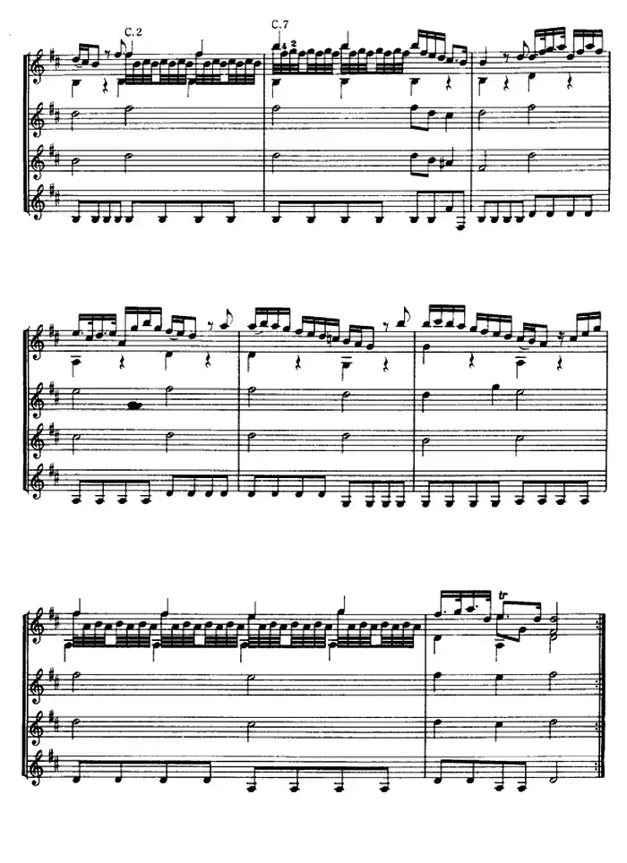 D大调协奏曲（古典吉他三重奏）