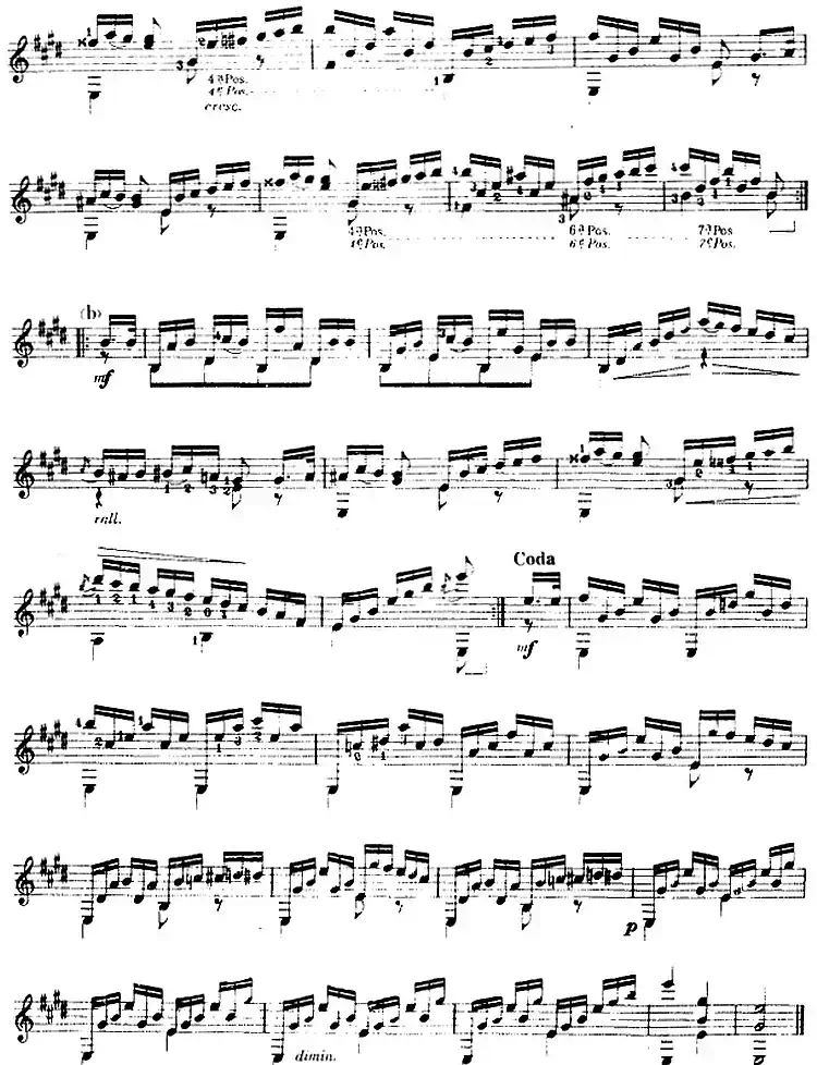 西班牙吉他独奏曲：五十首渐进练习曲