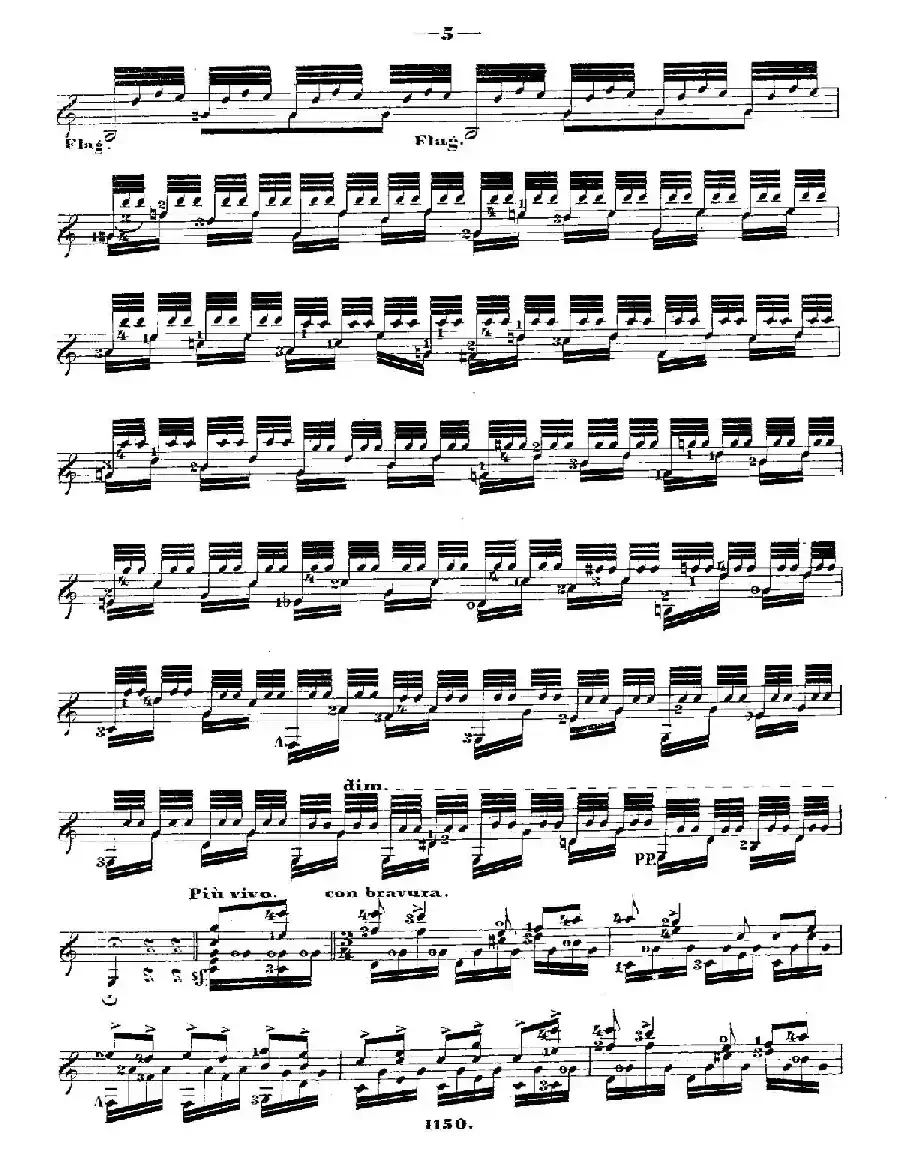 ​梅尔兹-—韦伯主题变奏随想曲 Op.50（古典吉他）