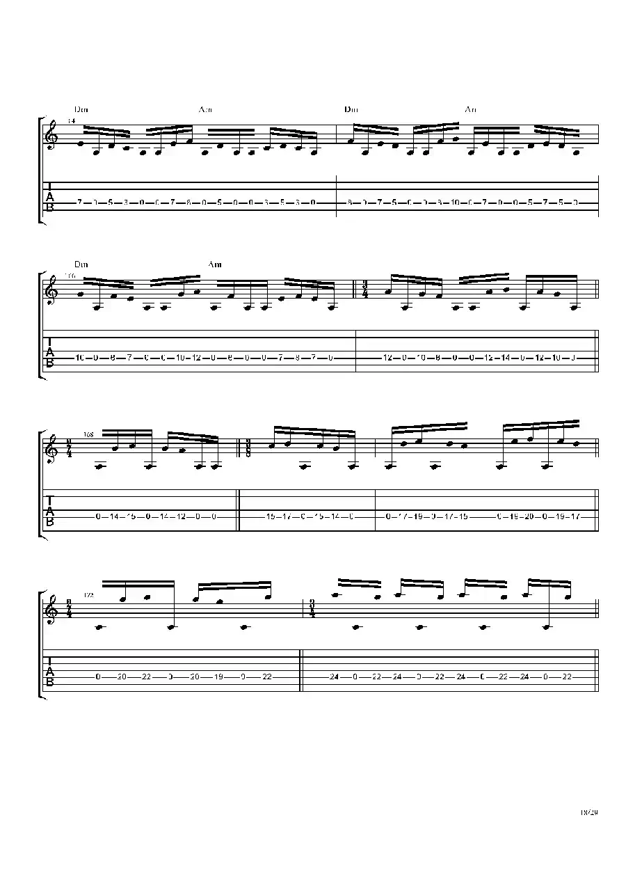 The Dance Of Eternity（吉他独奏）