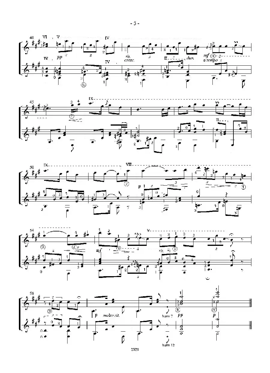 Tango(Guitar Duett)（古典吉他）