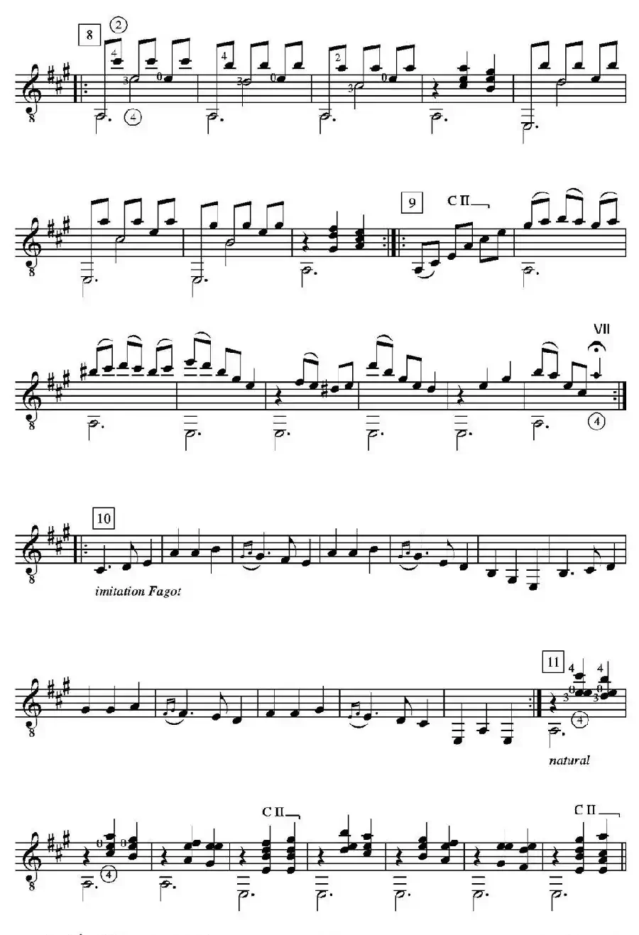 GRAN JOTA DE CONCIERTO(Arreglado sobre la Jota aragonesa de Julian Arcas)（古典吉他）