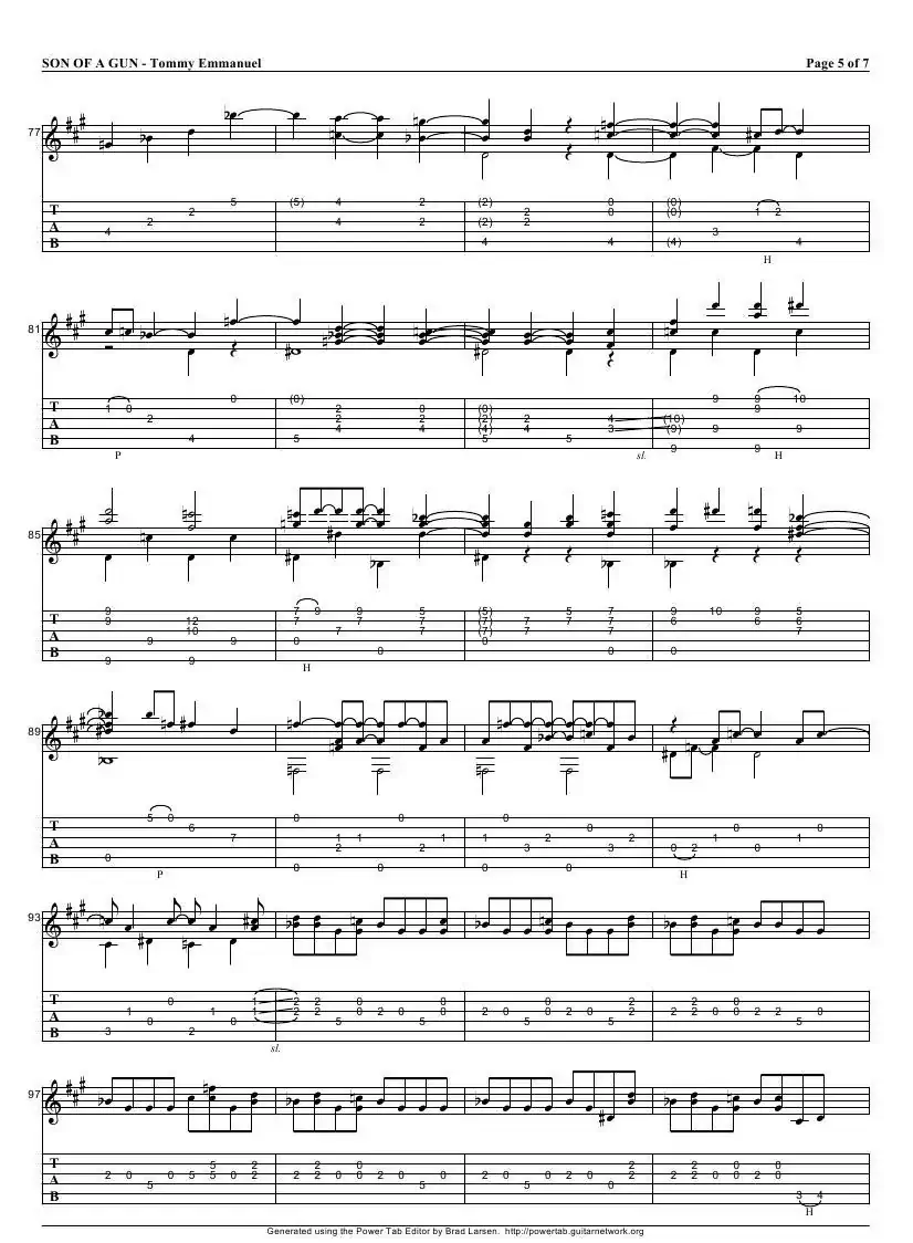 tommy emmanuel：son of a gun（指弹吉它）