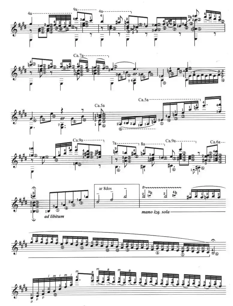 古典吉他考级十级外国乐曲A组（2、夜曲）
