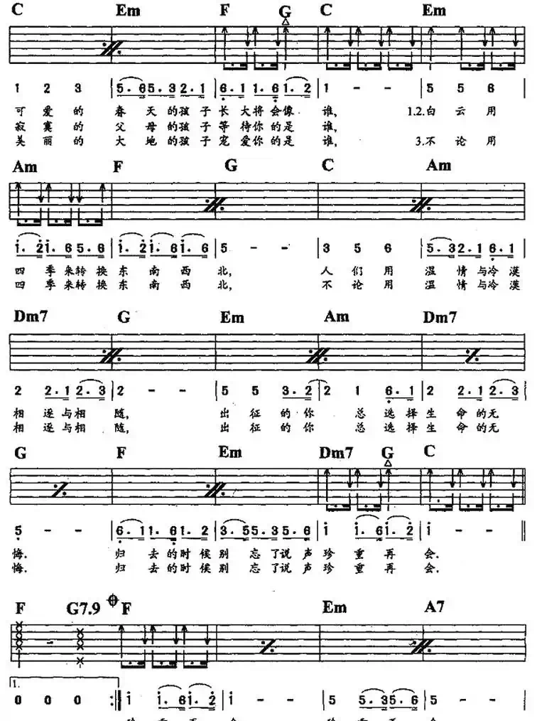 大地的孩子(罗大佑词曲)