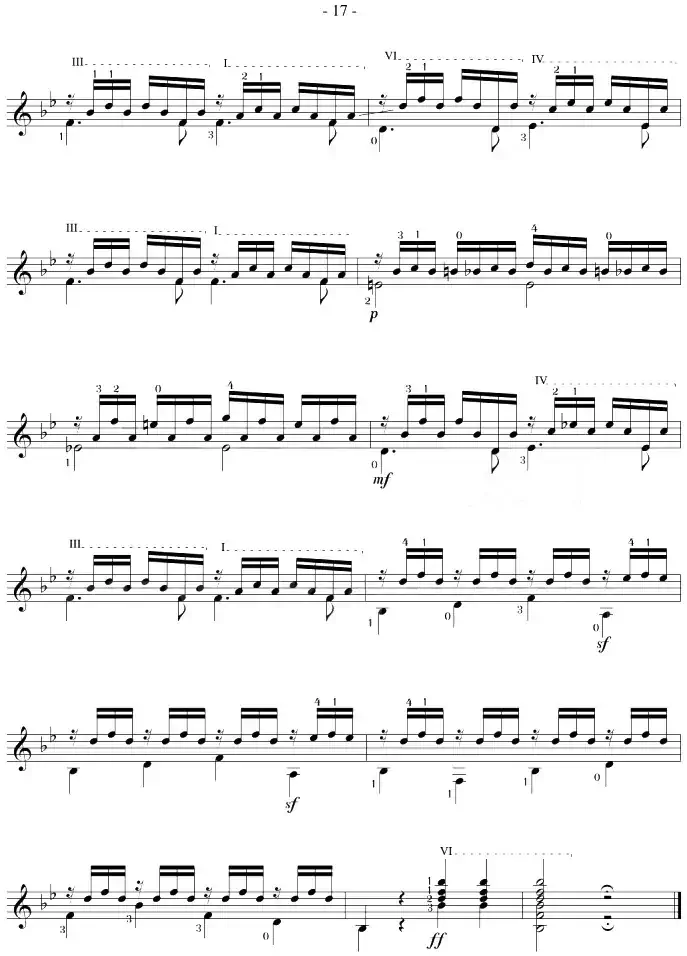 Mauro Giuliani《12 Studies,Op.48》（STUDY 10）