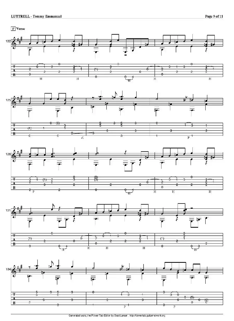tommy emmanuel：luttrell（指弹吉他）