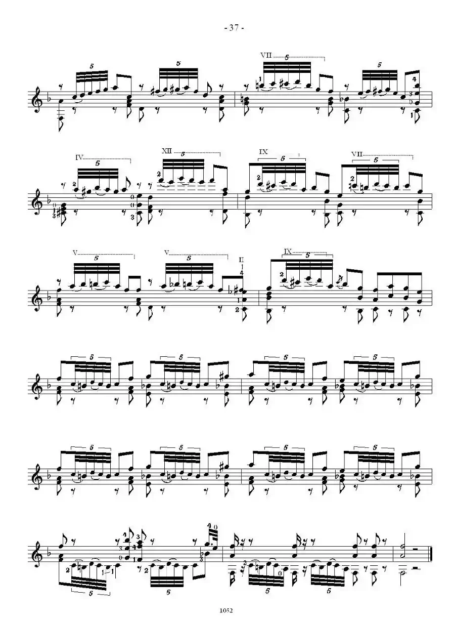 索尔·克斯特26首练习曲之16——20