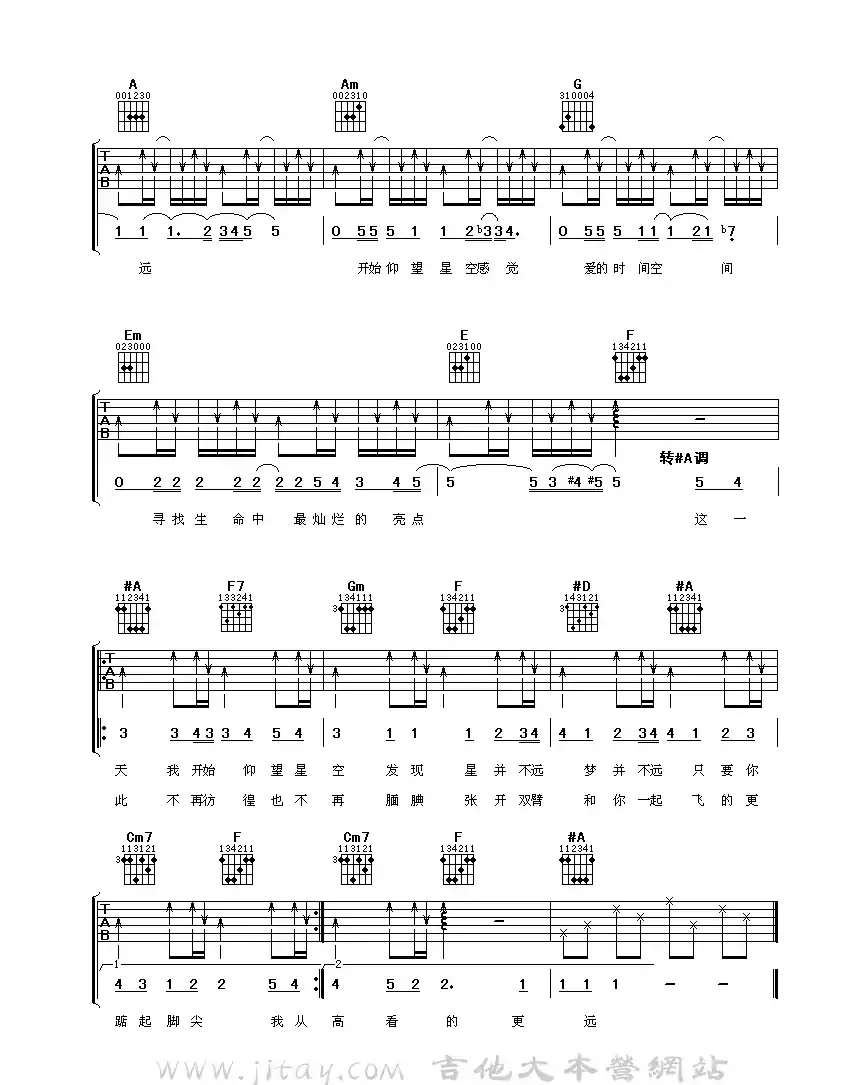 仰望星空(曹轩宾词曲)