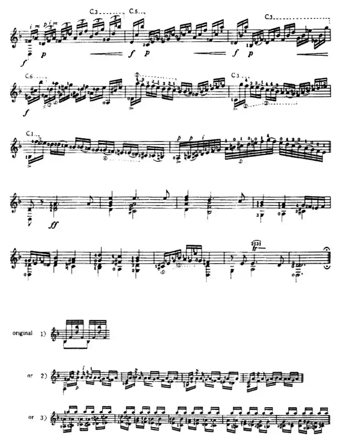 恰空舞曲（古典吉他）