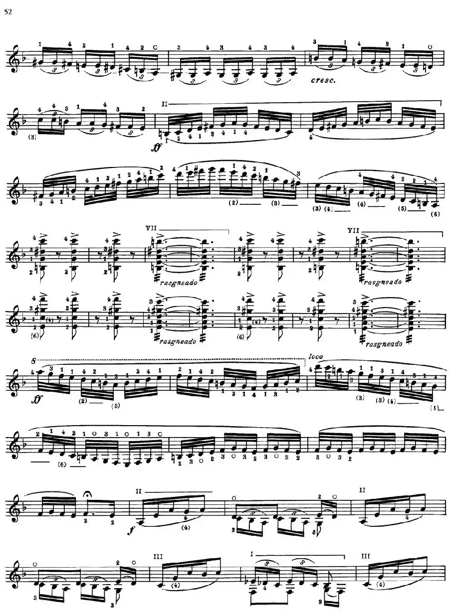 Joaquin Rodrigo Music for Guitar（罗德里戈吉他音乐P47-53）（古典吉他）