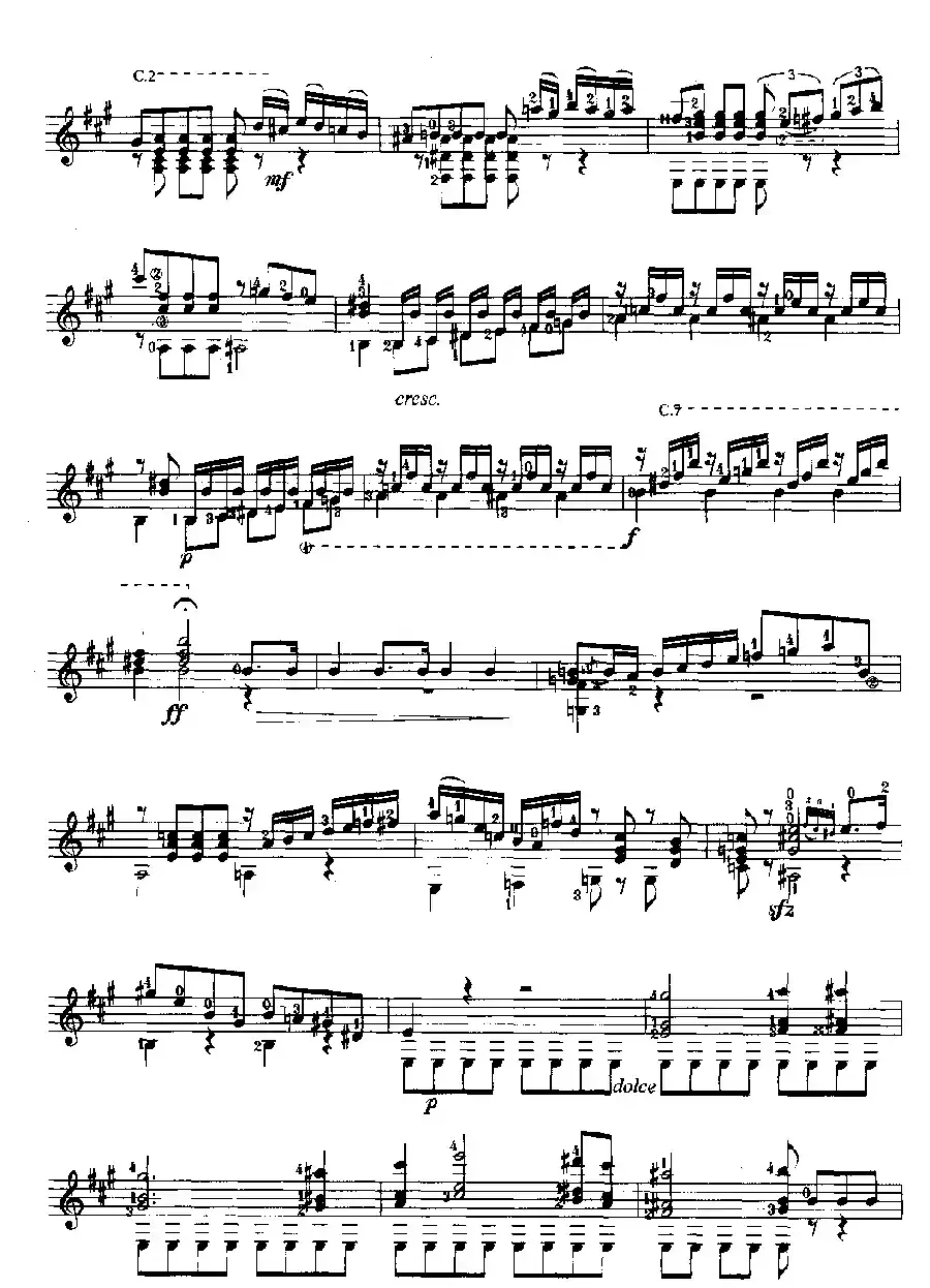 英雄大奏鸣曲（古典吉他）