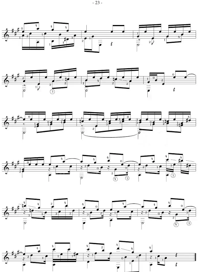 Fernando Sor《12 Studies,Op.60》（STUDY 12）