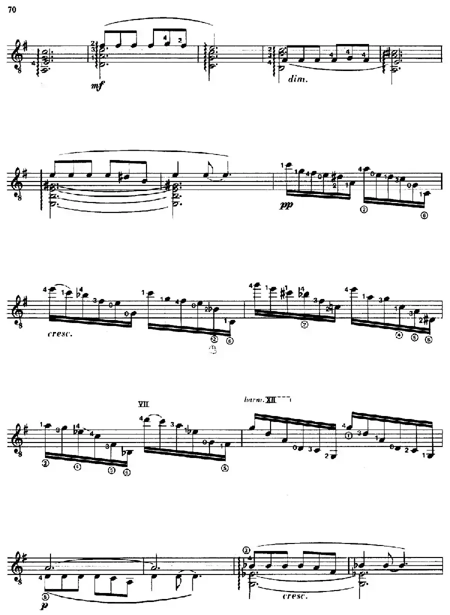 Joaquin Rodrigo Music for Guitar（罗德里戈吉他音乐P69-79（古典吉他）