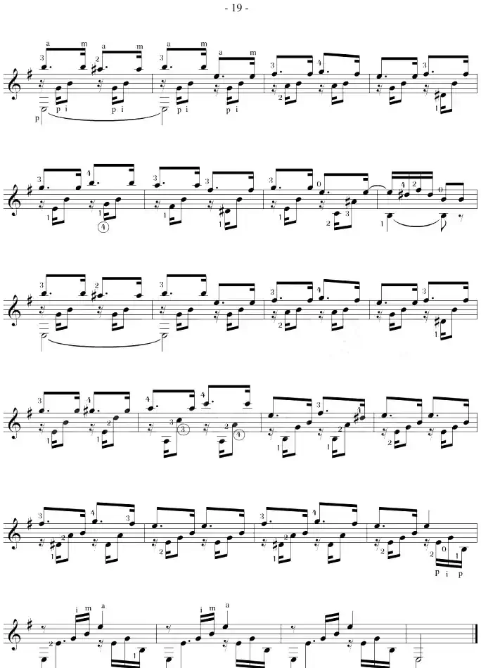Fernando Sor《12 Studies,Op.60》（STUDY 10）