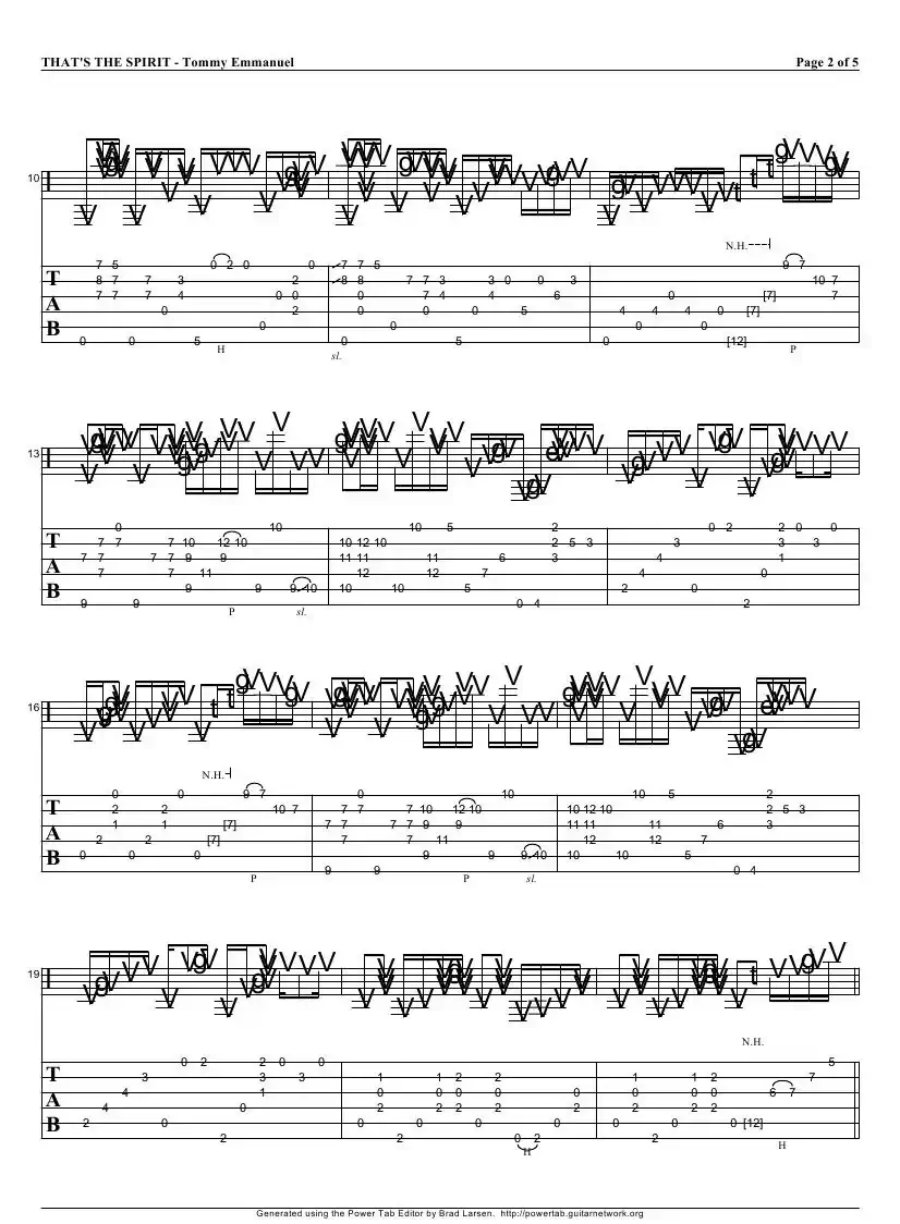 tommy emmanuel：thats the spirit version 2（指弹吉它）
