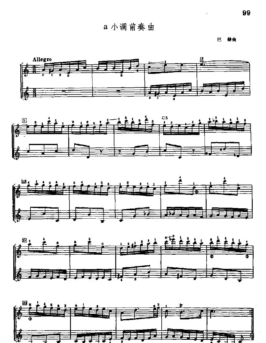 a小调前奏曲（古典吉他二重奏）