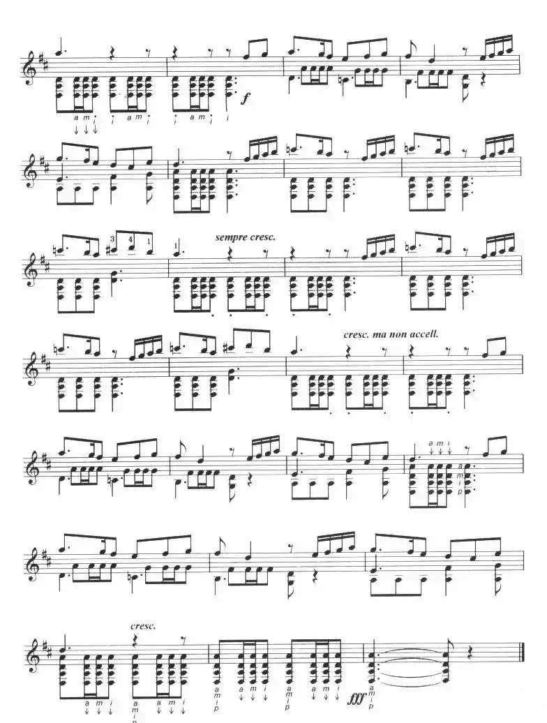 古典吉他考级九级外国乐曲A组（1、舞曲）