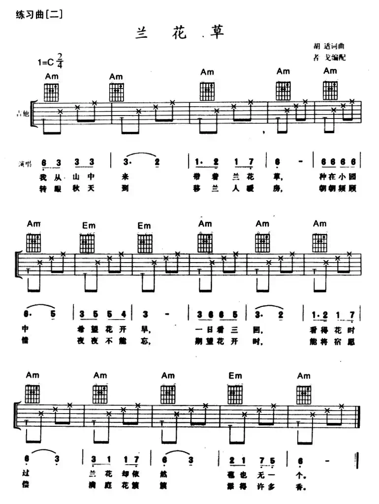 兰花草（7个版本）