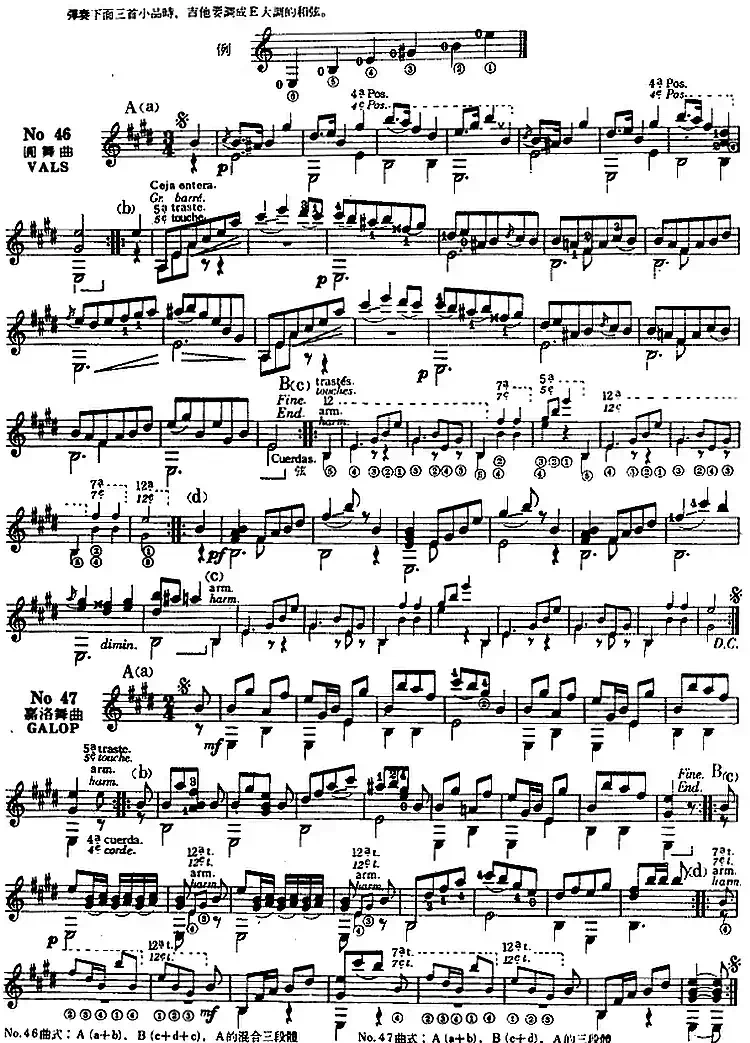 西班牙吉他独奏曲：五十首渐进练习曲