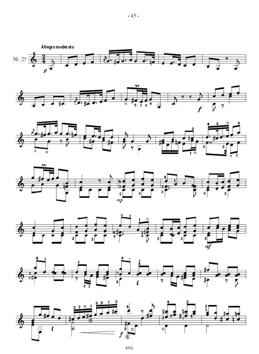 索尔·克斯特26首练习曲之21——26