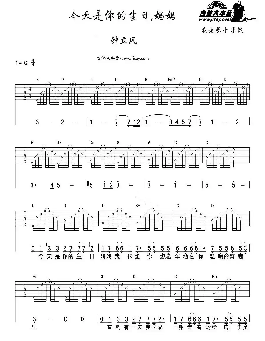 今天是你的生日，妈妈